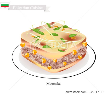 Homemade Moussaka, A Popular Dish of Bulgaria 35017113