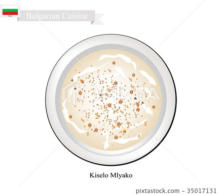 Kiselo Mlyako or Bulgarian Fermented Milk Kiselo Mlyako or Bulgarian Fermented Milk 35017131
