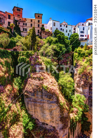 Ronda, Spain, a landscape with the Tajo Gorge 35018844