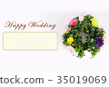 Happy Wedding wreath celebration 35019069