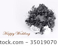 Happy Wedding wreath celebration 35019070