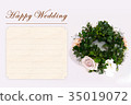 Happy Wedding wreath celebration 35019072