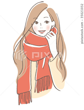 圍巾女人 圍巾女人 35021032