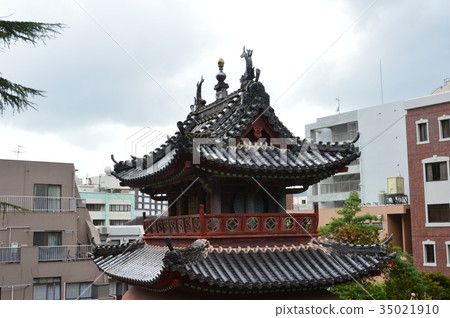 Sofuku-ji / Sanmon（鐵匠鎮長崎市長崎）的屋頂 35021910