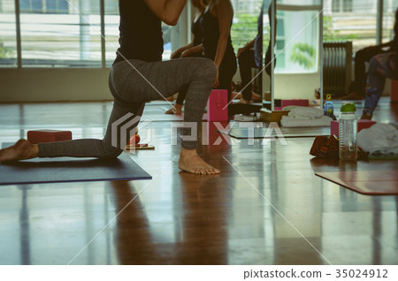 Yoga practice exercise class Yoga practice exercise class 35024912