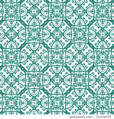 Orient Seamless Vector Background Orient Seamless Vector Background 35026074