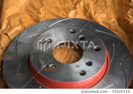 Disc brake it's a part of car use for stop the car 35026559