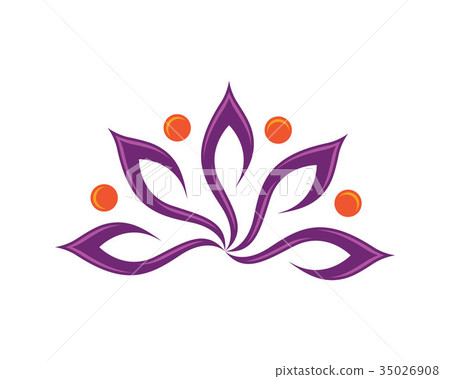 Lotus flowers design logo 35026908