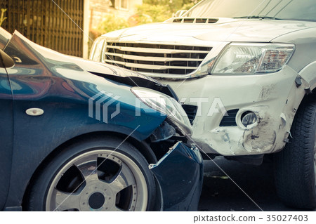 Car crash from car accident on the road Car crash from car accident on the road 35027403