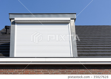 Dormer window with rolling safety shutter Dormer window with rolling safety shutter 35027628