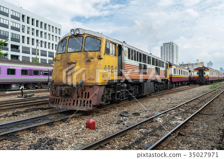 Thai railway train 35027971