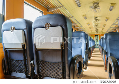 Cabin of Thai train 35028096