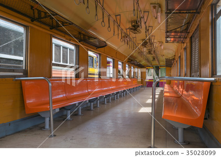 Cabin of Thai train 35028099
