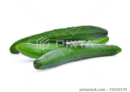 green fresh japanese cucumber, suhyo or zucchini  35030579
