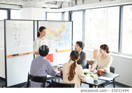 語言學校講師學生中文 35031494