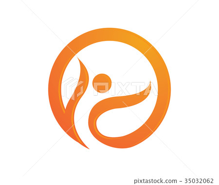 Healthy Life Logo vector icon 35032062