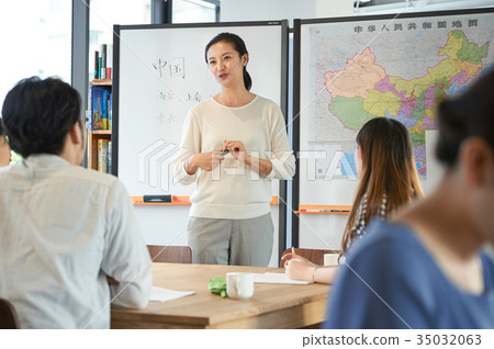 Language School Instructor Student Chinese 35032063