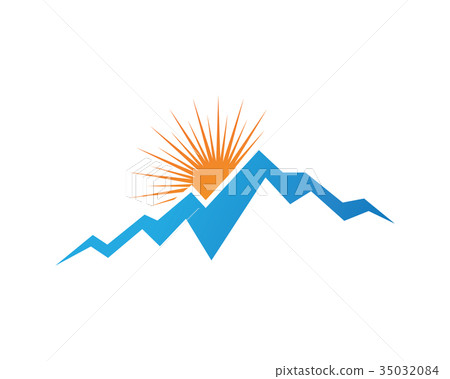 Mountains Logo Template Mountains Logo Template 35032084