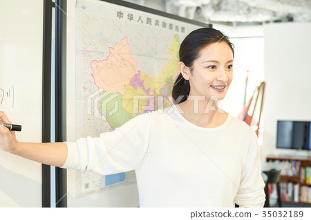 語言學校講師婦女教中文 35032189