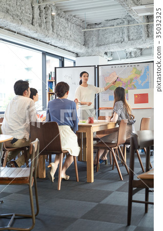 Language School Instructor Student Chinese Language School Instructor Student Chinese 35032325
