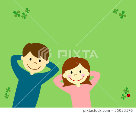 Sleeping couple 35033176