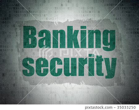 Security concept: Banking Security on Digital Data 35033250