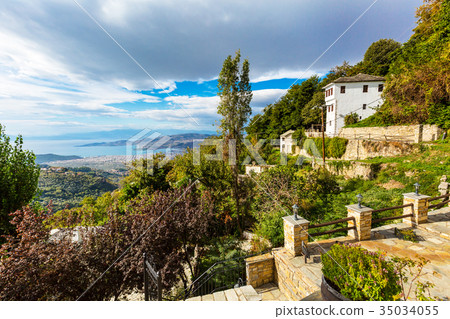 Volos city view from Pelion mount, Greece Volos city view from Pelion mount, Greece 35034055