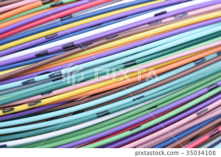Colorful electrical cable and wire 35034108