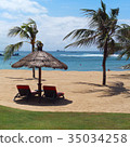 Bali, Indonesia luxury rest on beach 35034258