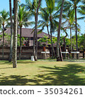 Bali, Indonesia luxury rest on beach 35034261