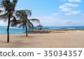 Bali, Indonesia luxury rest on beach 35034357
