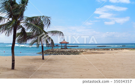 Bali, Indonesia luxury rest on beach 35034357