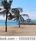 Bali, Indonesia luxury rest on beach 35034358