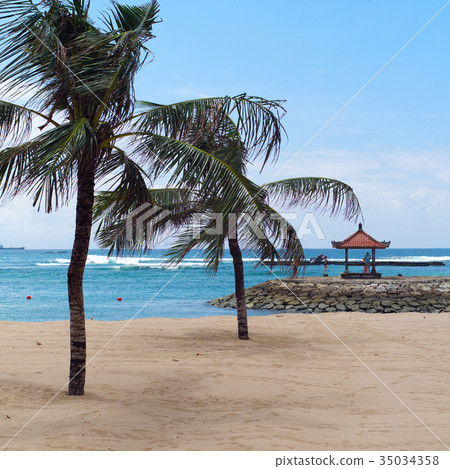 Bali, Indonesia luxury rest on beach 35034358