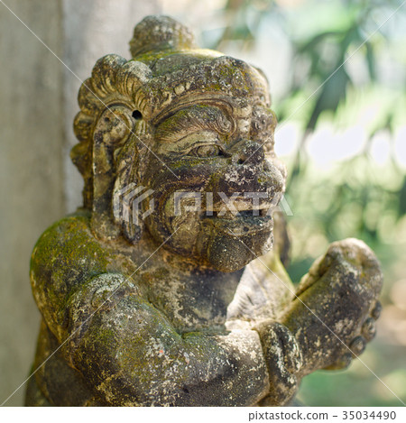 Traditional Balinese stone sculpture art  35034490