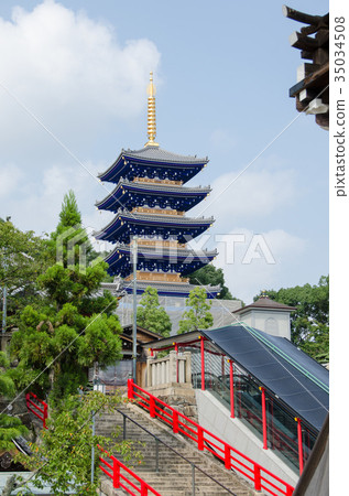 Five-storied pagoda in the 33rd, 32nd, 24th place of the West Country, Nakayama Temple 35034508