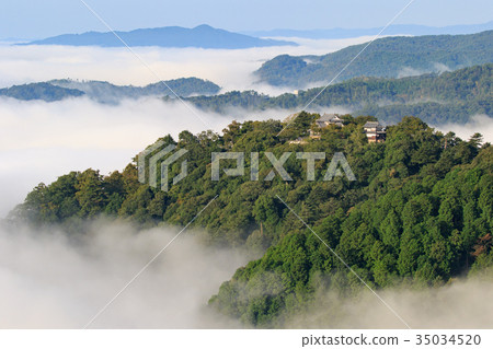 Binaka Matsuyama Castle-A heavenly castle floating in the sea of clouds- Binaka Matsuyama Castle-A heavenly castle floating in the sea of clouds- 35034520
