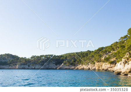 Calanques National Park view, France 35035328