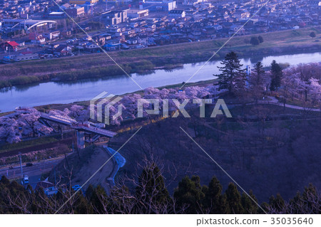 Funaoka Castle Park, Shibata-cho, Sakura Festival 35035640