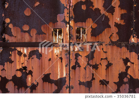 Rusted iron door Rusted iron door 35036781