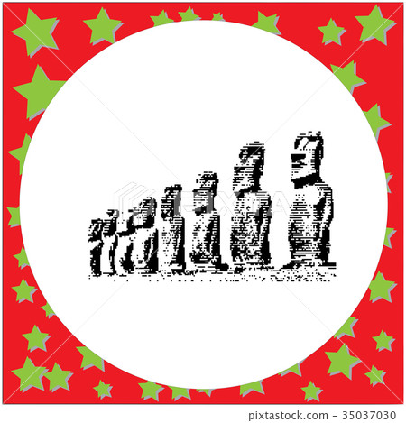 black 8-bit black 8-bit Moai statues black 8-bit black 8-bit Moai statues 35037030