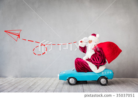 Santa Claus Christmas Xmas Holiday Concept 35037051