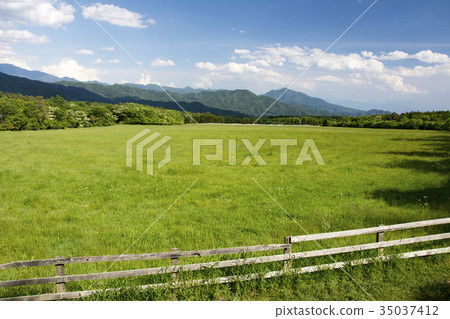 Landscape of Kiyosato plateau 35037412