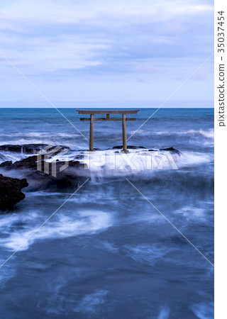 Iori Pref. Oarai Town Torii in Kamisu 35037454