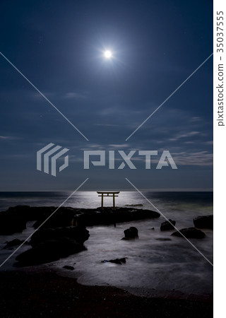 Iori Pref. Oarai Town Torii in Kamisu Iori Pref. Oarai Town Torii in Kamisu 35037555