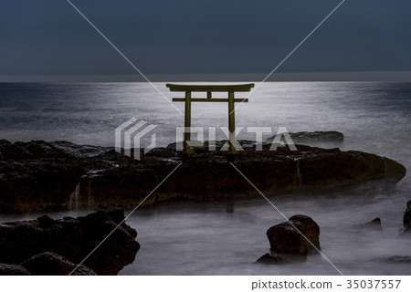 Iori Pref. Oarai Town Torii in Kamisu Iori Pref. Oarai Town Torii in Kamisu 35037557