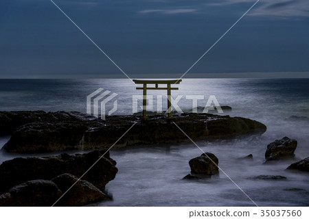 Iori Pref. Oarai Town Torii in Kamisu Iori Pref. Oarai Town Torii in Kamisu 35037560