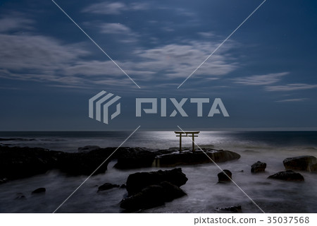 Iori Pref. Oarai Town Torii in Kamisu Iori Pref. Oarai Town Torii in Kamisu 35037568