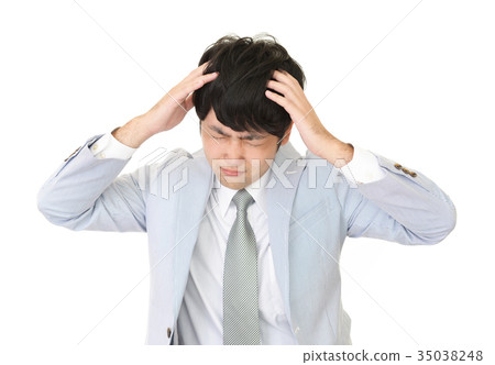 商人抱著他的頭 35038248