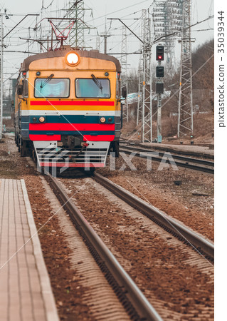 Old passenger train Old passenger train 35039344